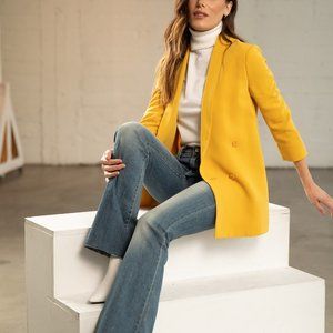 Lightweight Yellow Blazer Size S